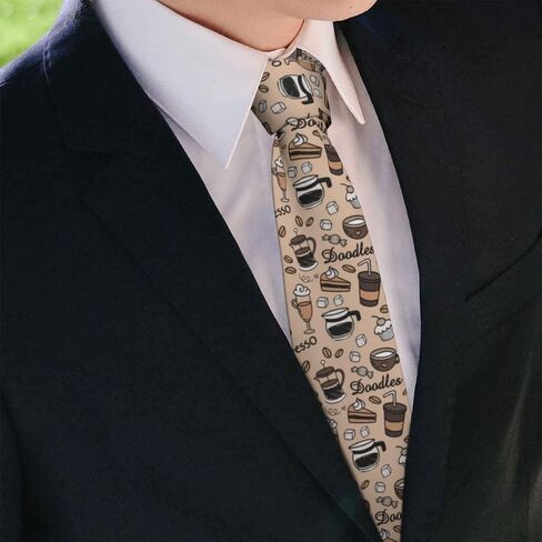 Men's Novelty Tie Fun Necktie Husband Father Ties Formal Business Wedding in Kuwait