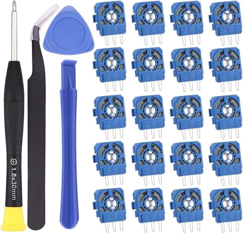 10pcs 2K3 Ohm Potentiometer Replacement for Dualsense PS5 Controller, Trim Pot Resistor Thumbstick Module Sensor for ALPS Analog Joystick in Kuwait