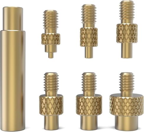BCZAMD Voro2.4 ملحقات الطابعة ثلاثية الأبعاد إدراج الحرارة طقم صامولة نحاسية M2 2.5 M3 M4 M5 M6 M8 أطراف حديدية مجموعة مدمجة أداة إدخال الحرارة لطباعة مشروع DIY لا تشمل مكواة لحام Imdinnogo in Saudi Arabia