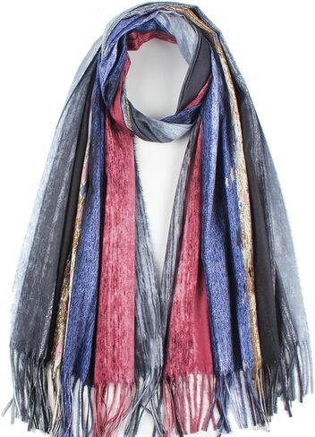 Umjetnost Women's Soft Cashmere Feel Scarf Long Warm Winter Scarves Pashmina Shawl Wrap in Saudi Arabia
