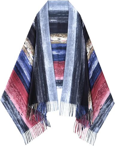 Umjetnost Women's Soft Cashmere Feel Scarf Long Warm Winter Scarves Pashmina Shawl Wrap in Saudi Arabia