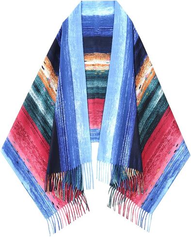 Umjetnost Women's Soft Cashmere Feel Scarf Long Warm Winter Scarves Pashmina Shawl Wrap in Saudi Arabia