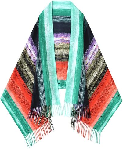 Umjetnost Women's Soft Cashmere Feel Scarf Long Warm Winter Scarves Pashmina Shawl Wrap in Saudi Arabia