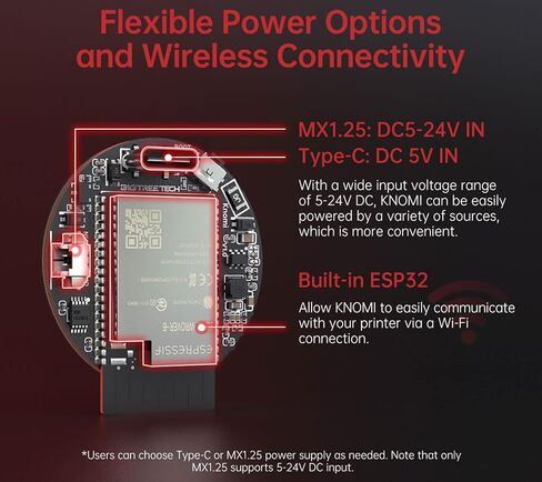 شاشة LCD ملونة صغيرة من BIGTREETECH KNOMI مقاس 1.28 بوصة مناسبة تمامًا EBB SB2209/SB2240 CAN لبرامج Voron StealthBurner الداعمة لـ Klipper in Kuwait