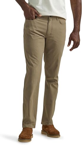 Lee Men's Extreme Motion 5-Pocket Synthetic Straight Pant in Kuwait