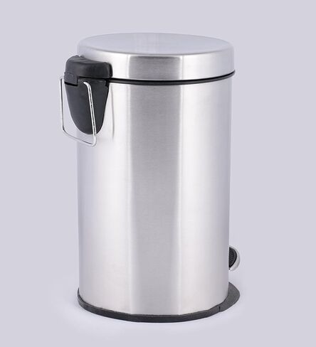 King International 1.3 Gallon Step Bathroom Trash Can,Garbage can, Trash can with lid Inside Removable Bucket, 7''X10'', Bathroom Accessories Set, Wastebasket, Garbage Container Bin (Plain Pedal) in Saudi Arabia