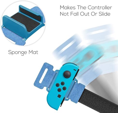 YUANHOT Adjustable Wrist Bands for Switch Joy-Con, Dance Workout, 2 Pack in Kuwait
