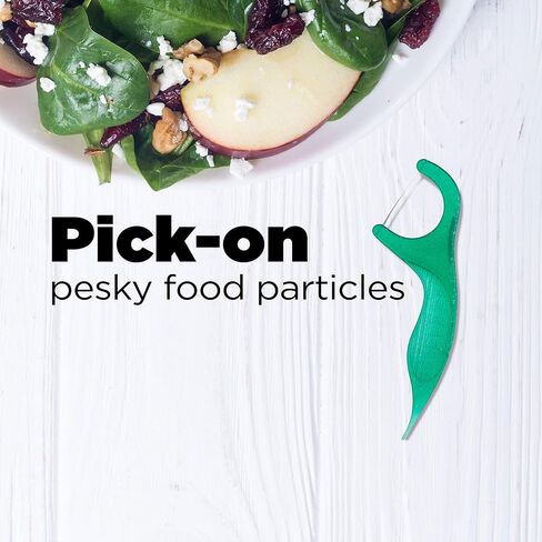 أعواد تنظيف الأسنان الاحترافية من GUM - خيط تنظيف قوي للغاية مقاوم للتمزيق، مقبض سهل الإمساك - خيط تنظيف الأسنان للبالغين - نكهة النعناع المنعش، 150 قطعة (4 قطع) in Kuwait