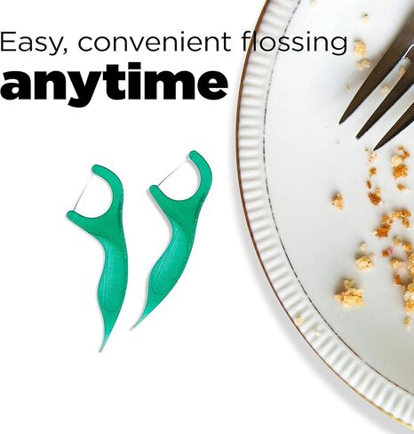 أعواد تنظيف الأسنان الاحترافية من GUM - خيط تنظيف قوي للغاية مقاوم للتمزيق، مقبض سهل الإمساك - خيط تنظيف الأسنان للبالغين - نكهة النعناع المنعش، 150 قطعة (4 قطع) in Kuwait