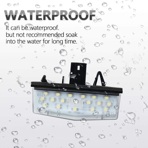 Gempro لوحة ترخيص الضوء، 2 حزمة استبدال مجموعة مصابيح لوحة ترخيص LED لكزس GX470 LX470 LX570 تويوتا لاند كروزر Cygnus 100-Series in Kuwait
