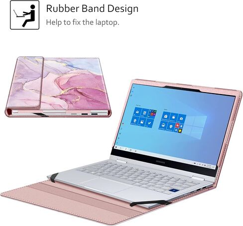 Fintie Sleeve Case Cover for 13.3" Samsung Galaxy Book Flex Alpha 13 NP730QCJ/ Book Flex2 Alpha NP730QDA/Galaxy Chromebook 2 XE530QDA/Galaxy Book S/ Ion 13 NP930XCJ, Black in Saudi Arabia