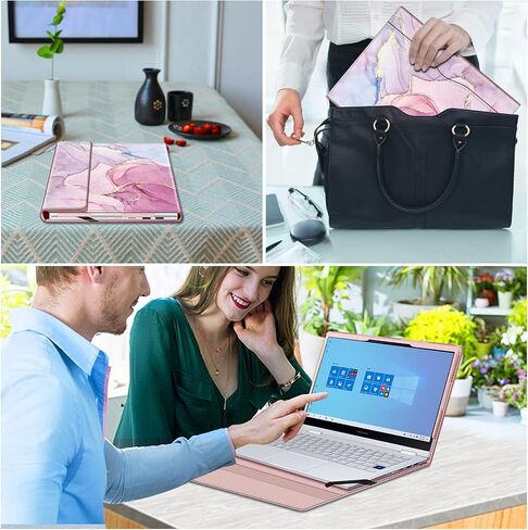 Fintie Sleeve Case Cover for 13.3" Samsung Galaxy Book Flex Alpha 13 NP730QCJ/ Book Flex2 Alpha NP730QDA/Galaxy Chromebook 2 XE530QDA/Galaxy Book S/ Ion 13 NP930XCJ, Black in Saudi Arabia