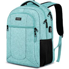 BIKROD School Backpacks for Teen Boys, Backpack for Men and Women,Water Resistant Back Pack Fit 15.6 Inch Laptop with USB Charging Port, Business Anti Theft Sturdy Computer Bag Gift