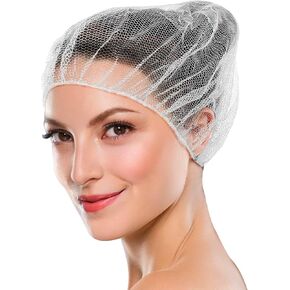 ABC PACK & SUPPLY Disposable Hair Net. Nylon Kitchen Hair Nets Food Service Disposable. Disposable Hair Cap Medical
