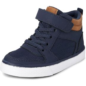 The Children's Place baby boys Casual Lace Up Hi Top Sneakers