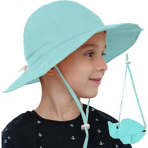 GearTOP Kids Sun Hat Toddler Sun Hat - UPF 50+ Kids Bucket Hat Toddler Swim Hat Girls Sun Hat and Boys Beach Hat 2T-7 Years
