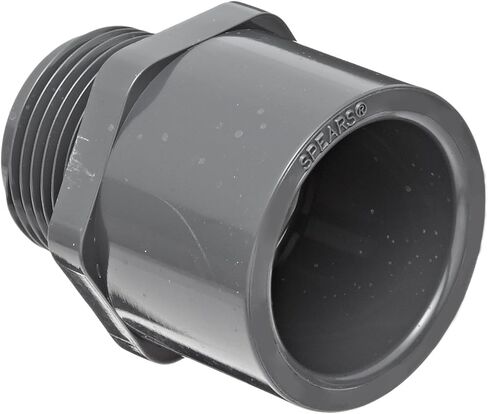 تركيب أنابيب PVC من سلسلة سبيرز 836، محول، جدول 80، مقبس 3/4 بوصة × ذكر NPT in Saudi Arabia