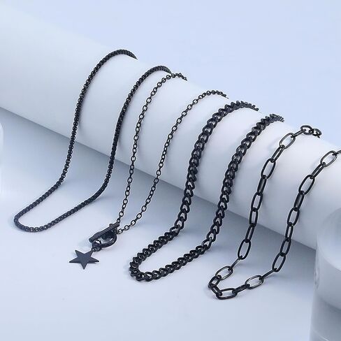 Gothic Cross Necklace Layered Pearl Beads Cross Pendant Necklaces Punk Vintage Cross Chain Necklace Chunky Cross Necklace for Women in Kuwait
