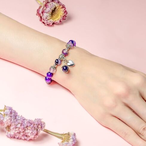 13th 16th 21st 30th 40th 50th 60th 70th Birthday Gifts for Women-Natural Stone Stretch Bracelets, Happy Birthday Gift for Daughter/Mom/Grandma/Wife/Granddaughter/Niece/friend in Saudi Arabia