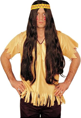 60's Long Hippie Wig with Headband in Saudi Arabia