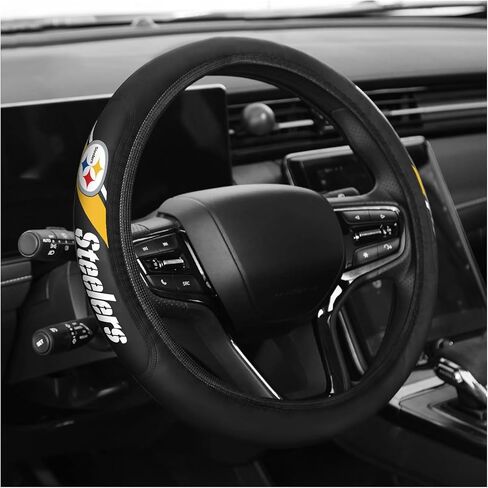 Leather for Cowboys Steering Wheel Cover fit Cowboys Car Accessories for Sports Fans,Universal Size14-15 Inch fit Most car SUV Trucks. (for NZ) in Saudi Arabia