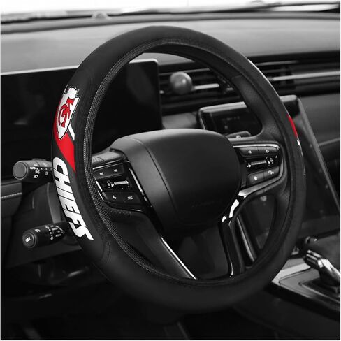 Leather for Cowboys Steering Wheel Cover fit Cowboys Car Accessories for Sports Fans,Universal Size14-15 Inch fit Most car SUV Trucks. (for NZ) in Saudi Arabia