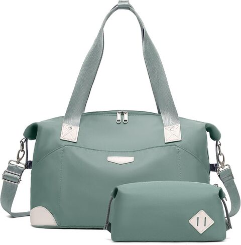 Coolife Travel Tote Bag Weekender Bag Carry On Bag with Detachable Shoulder Strap Zipper Pockets Wet Pocket in Saudi Arabia