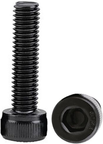 M4 x 16 مللي متر عرافة المقبس غطاء رأس البراغي ، الموضوع الكامل ، 12.9 سبائك الصلب عرافة المقبس غطاء البراغي الأسود 100 قطعة in Kuwait