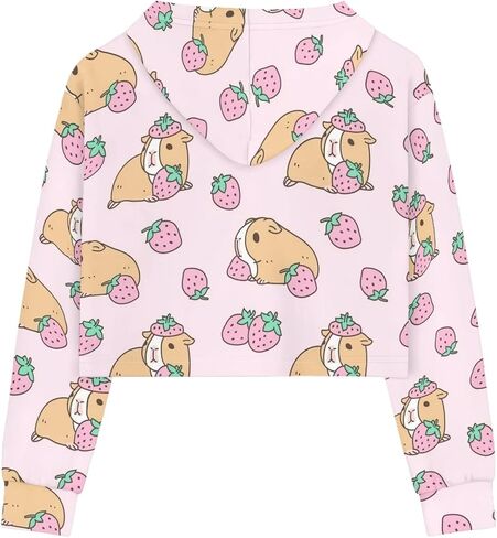 Long Sleeve Crop Tops for Girls 5-14Years Kids Hoodies & Sweatshirt in Kuwait