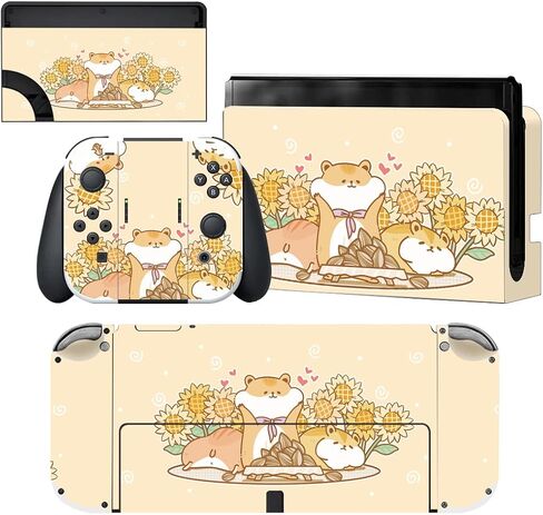 PlayVital Full Set Protective Skins for Nintendo Switch OLED Console & Joycon, Customized Vinyl Decal Sticker Wrap for Nintendo Switch OLED & Dock & Hand Grips - Mistborn Dragon in Kuwait
