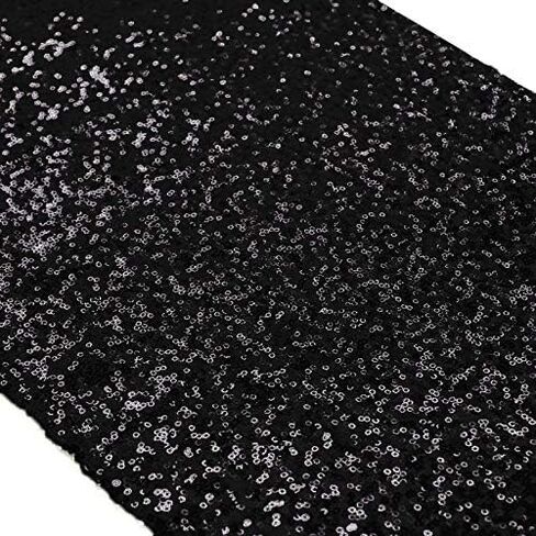 ShinyBeauty 12x72-Inch Rectangle-Baby Blue-Sequin Table Runner- for Wedding/Party/Decor-200111E in Kuwait