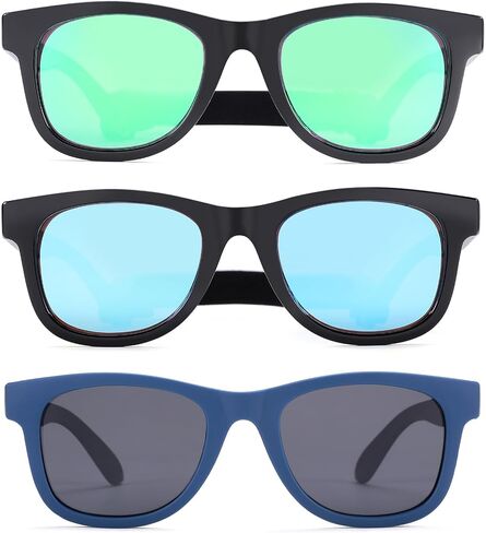 Polarized Baby Sunglasses with Strap - Unbreakable Infant Sunglasses for Newborn Toddler Boys Girls Age 0-12 Months in Saudi Arabia
