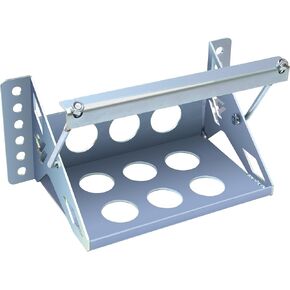 JY PERFORMANCE Metal Battery Tray Box, Universal Metal Steel Bolt-in Battery Mounting Box Tray Bracket for Car Trailer Boat - Fits up to 10.63"×7.06"×7.5", Anti-Rust Corrosion-Black