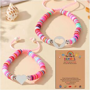 First Day of Bracelets for Mommy and Me Back To School Matching Bracelets Back to School Bracelet Adjustable Bracelets Jewelry