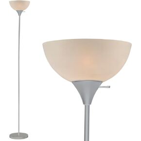 Floor Lamp For Bedroom Multi Head 5 Light Bright Floor Lamp - Medusa 5 Light Standing Lamp -floor Lamps For Bedroom Spider Lamp 5 Acrylic White Shades Standing Light Spider Lamp Silver Floor Lamp
