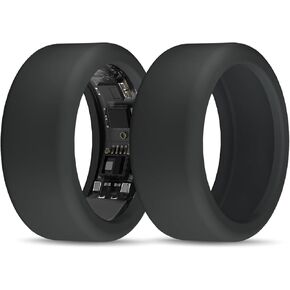 Compatible with UltraHuman Ring AIR Cover - Elastic Silicone Ring Protector for Working Out