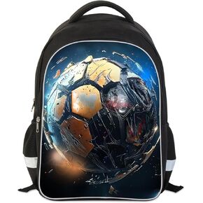 Green Horse Backpack Kids Lightweight School Bookbag with Side Pocket Waterproof Daypack Laptop bag Back to School Gifts