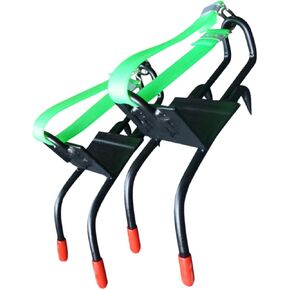 Angoily 1 Pair Set Tree Climbing Buckle Tree Climbing Gear Climbing Gaffs Pole Climbing Tools Tree Climbing Belt Waist Belt Hook Tool Claw Style Climbing Spikes Suite 45 Steel