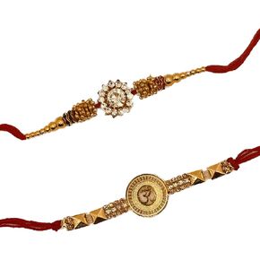 Rakhi for brother, Rakshabandhan Festival, Fancy Traditional, pack of 2