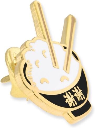 PinMart Sushi and Chinese Food Enamel Lapel Pin in Kuwait
