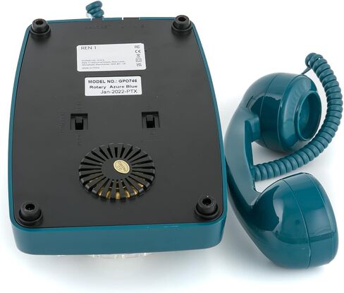 GPO 746 Rotary 1970s-style Retro Landline Phone - Curly Cord, Authentic Bell Ring in Kuwait