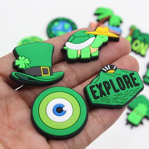 Cartoon vsco kawaii vibes shoe charms PVC Cute shoe Decoration for DIY clog Sandals Bracelets kid girls boy Teen Party Favor Gifts in Saudi Arabia