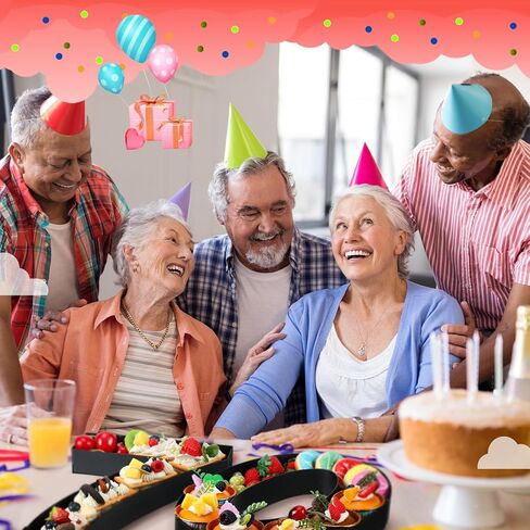 2 Pcs 13.6" Fillable Cardboard Number, Paper Mache Numbers for Birthday Decoration Charcuterie Party Anniversary Fillable Paper Chocolate Candy Gift Box(Black,80) in Kuwait