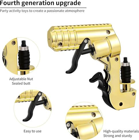 Champagne Gun الجيل الرابع من لعبة إطلاق النار على الحفلات مع نطاق ممتد مثالي لحفلات توديع العزوبية واحتفالات أعياد الميلاد in Saudi Arabia