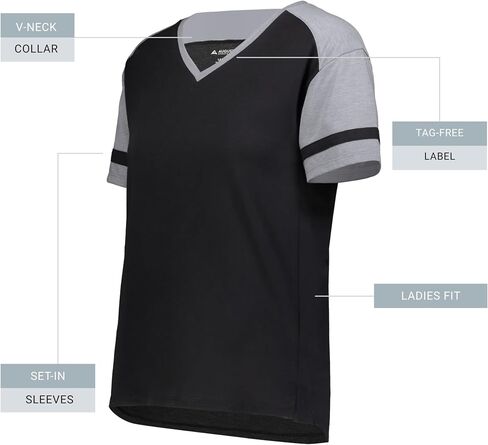 تي شيرت Augusta Sportswear نسائي Fanatic 2.0 بأكمام طويلة in Kuwait