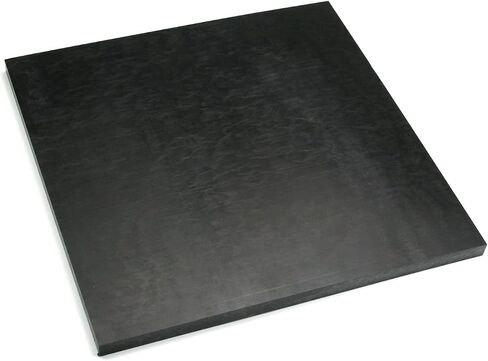 Othmro POM Plastic Sheet Printable Rigid Durable Plastic Board Sheet Plastic Sheeting for DIY Home Decor Handcrafts Outdoor Use Black 0.31 * 7.87 * 7.87inch in Saudi Arabia