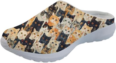 South Indian Aztec Stripe Women’s Mules Slip on Shoes Slippers Arch Support Walking Shoes Garden Clog Lightweight in Kuwait