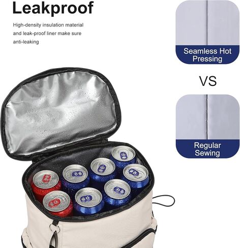 Backpack Cooler for Men and Women Cooler Backpack Insulated Waterproof Soft Lightweight Cooler Bag Leakproof 30 Cans Travel Camping Picnic Beach in Saudi Arabia