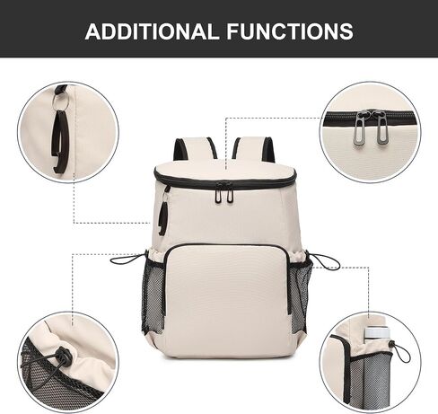 Backpack Cooler for Men and Women Cooler Backpack Insulated Waterproof Soft Lightweight Cooler Bag Leakproof 30 Cans Travel Camping Picnic Beach in Saudi Arabia