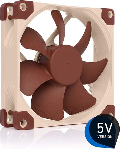 Noctua NF-A9 5V, Premium Quiet Fan with USB Power Adaptor Cable, 3-Pin, 5V Version (92mm, Brown) in Saudi Arabia